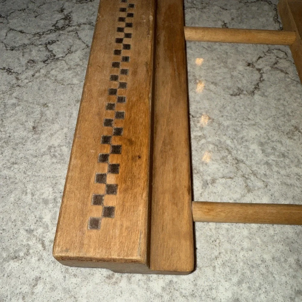 Vintage Pampered Chef Wood Trivet Adjustable Casserole Cooling Stoneware Baking